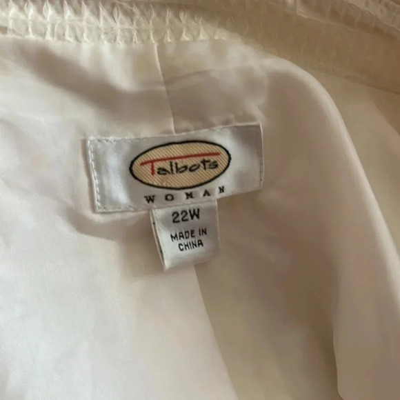 Talbots double breasted cotton jacket - Picture 3 of 7